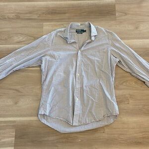 Men’s Polo by Ralph Lauren multi colored button up shirt size L